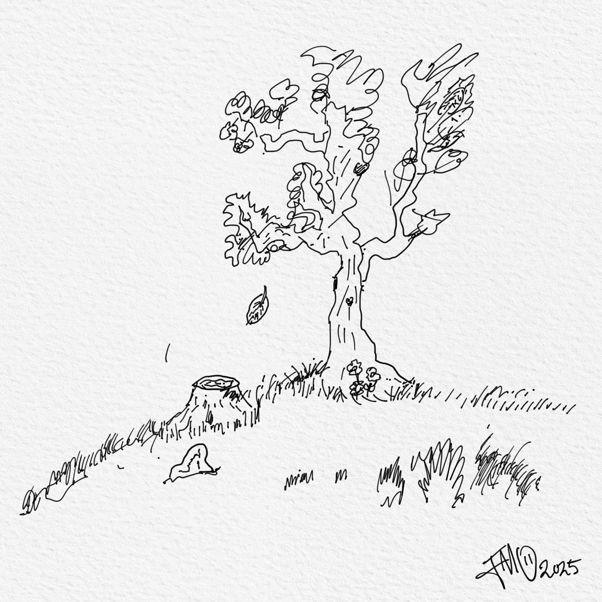 树 - digital pen